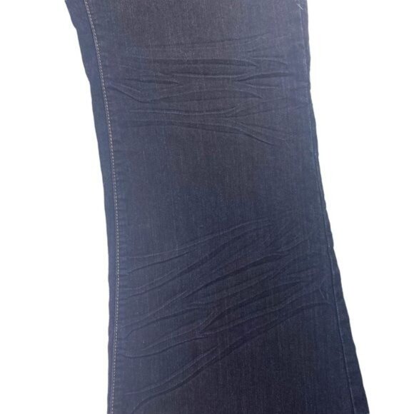 Ashley Stewart Plus Size Wide Leg Jeans w/Leopard Printed Belt Size (16) - Picture 6 of 11